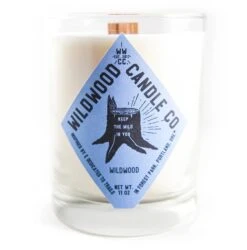 Wildwood Candle, Full Size, 11 Oz & Travel Size, 4oz. -Zero Waste Store wildwood candle co wildwood candle full size 11 oz travel size 4oz 32772047667311