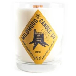 Wildwood Candle, Full Size, 11 Oz & Travel Size, 4oz. -Zero Waste Store wildwood candle co wildwood candle full size 11 oz travel size 4oz 32772047994991