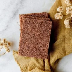 Coconut Kitchen Scrubber -Zero Waste Store zero waste club biodegradable coconut kitchen scourers 30002732433519