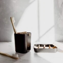 Bamboo Soap Dish -Zero Waste Store zero waste store plastic free soap dish zero waste soap dish bamboo corn starch compostable 30392293654639