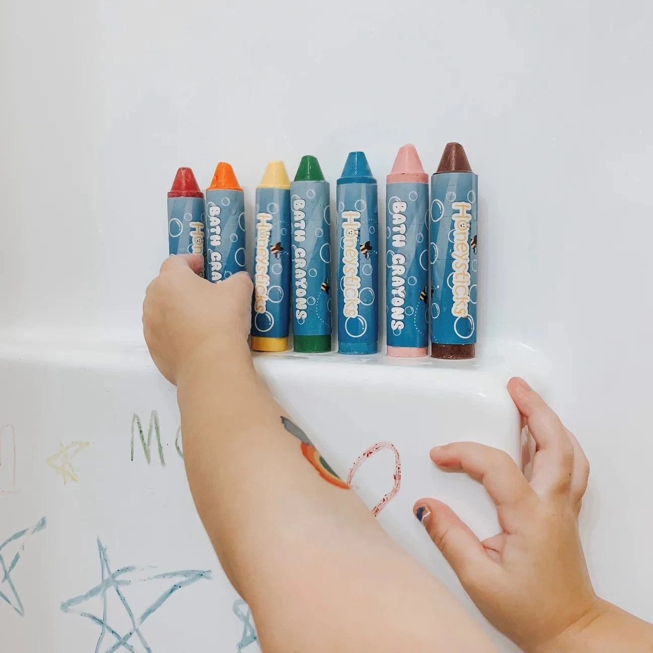 All Natural Bath Crayons - Kids Bath Toys 2 All Natural Bath Crayons - Kids Bath Toys - Image 2