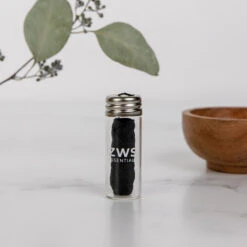 Bamboo Charcoal Floss -Zero Waste Store zws essentials bamboo charcoal floss zero waste dental floss 30m vegan biodegradable refillable 31545523929199