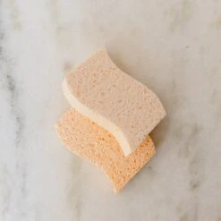 Cellulose Kitchen Sponges -Zero Waste Store zws essentials biodegradable kitchen sponges zero waste sponges 100 wood pulp 32446632067183