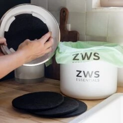 Countertop Compost Bin Replacement Filter Pack 7 Countertop Compost Bin Replacement Filter Pack -Zero Waste Store zws essentials countertop compost bin replacement filter 52909941064049