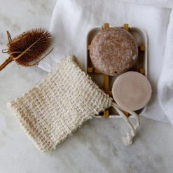 Zero Waste Hair Care Mini Kit -Zero Waste Store zws essentials driftwood white soap dish zero waste shower bundle 30932122108015