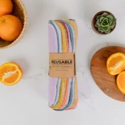 Reusable Paper Towels 22 Reusable Paper Towels -Zero Waste Store zws essentials earth tones reusable paper towels unpaper towels pre rolled 100 organic cotton 24 pack 30873779339375