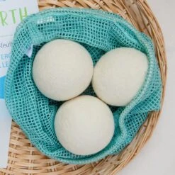 Reusable Wool Dryer Ball -Zero Waste Store zws essentials reusable wool dryer ball 32038577012847